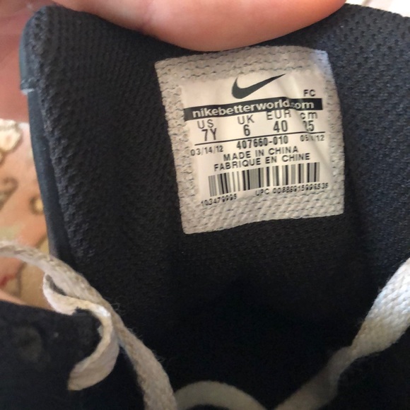 Nike Prestige Snakeskin High Top Black/Grey - Picture 7 of 8